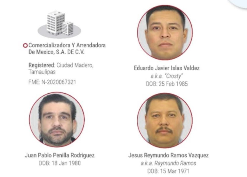 Treasury Mexico casinos cartel drugs